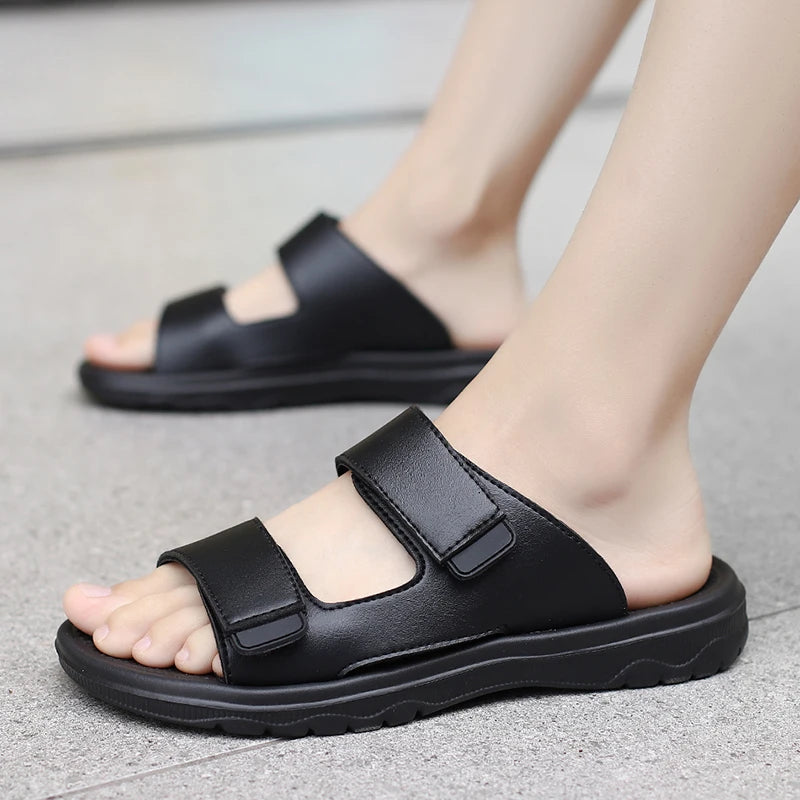 Men´s Retro Comfortable Casual Sandals leather Flip Flops