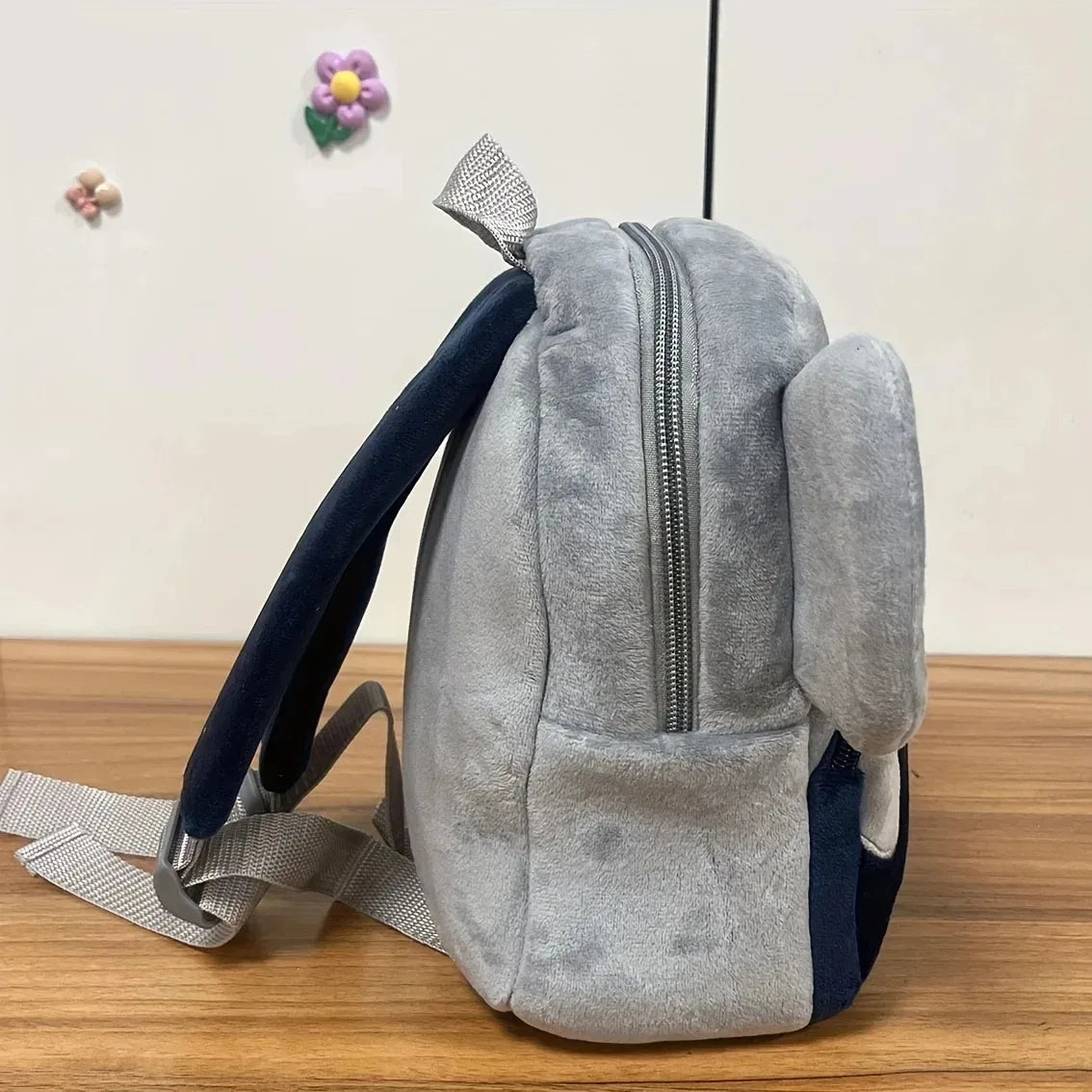 Personalized Name Elephant Plush Backpack - Cute Animal Design for Kids, Customizable for Boys & Girls, Ideal for Kindergarten,