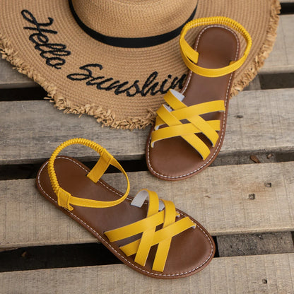 Women Flat Sandals with Non Slip Rubber Sole