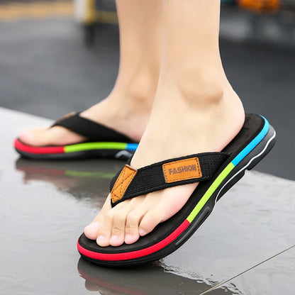 High Quality Green Men Flip-Flop Non-slip Slippers