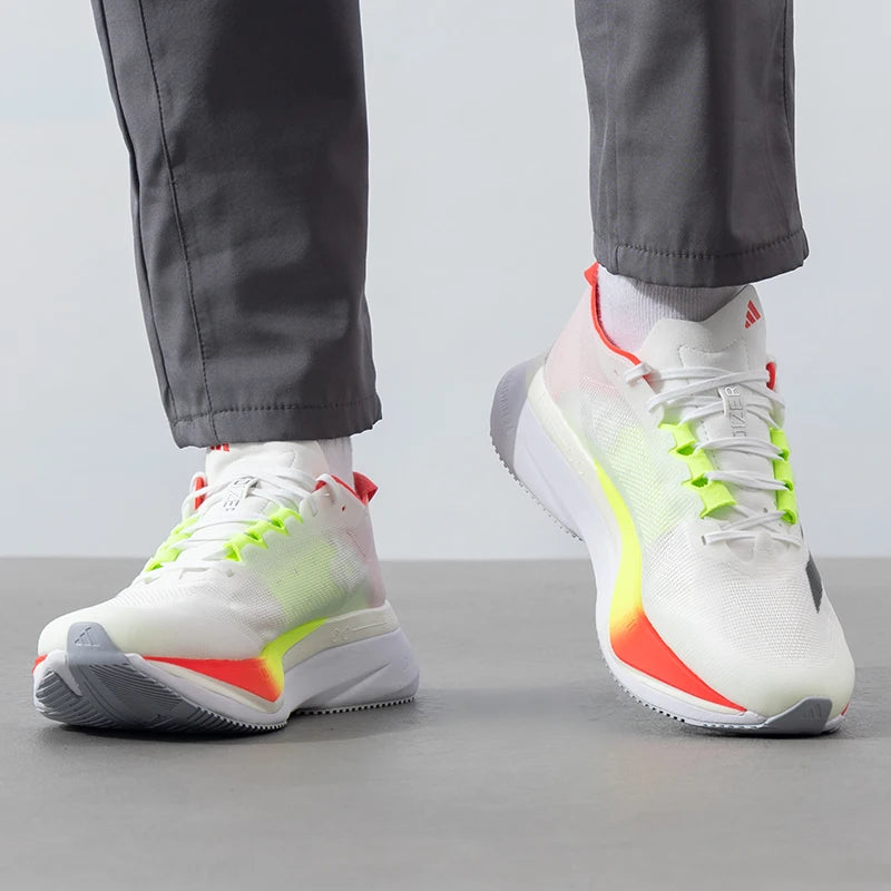 Adidas Adizero Boston 12 m Men's Running Shoes Marathon Long-Distance Training Shoes Wear-Resistant Cushioning Racing Shoes Jq2552