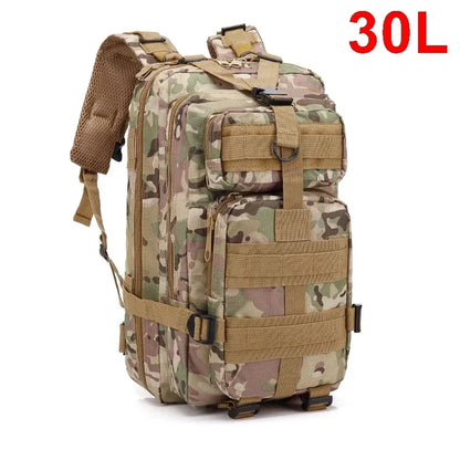 30/50L Tactical Backpacks For Man Hiking Outdoor Survival  Bags 3P Assault Pack EDC Molle Pack For Trekking Hunting Bag