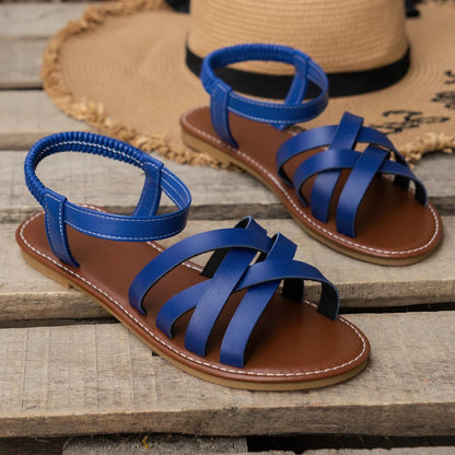 Women Flat Sandals with Non Slip Rubber Sole
