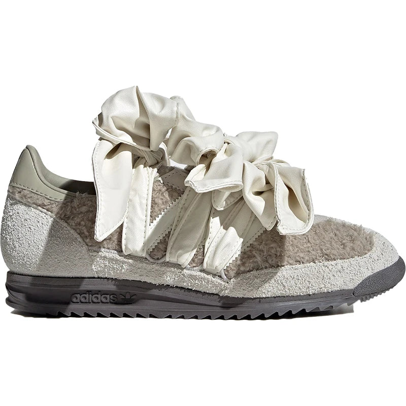 Adidas Official Original Three Stripes Women's Fashion Bow Low-top Casual Shoes JQ8736