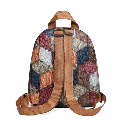 The neutral color backpack for men and women, with a combined design