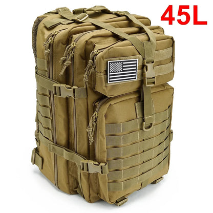 30/50L Tactical Backpacks For Man Hiking Outdoor Survival  Bags 3P Assault Pack EDC Molle Pack For Trekking Hunting Bag