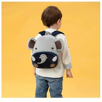 Personalized Name Elephant Plush Backpack - Cute Animal Design for Kids, Customizable for Boys & Girls, Ideal for Kindergarten,