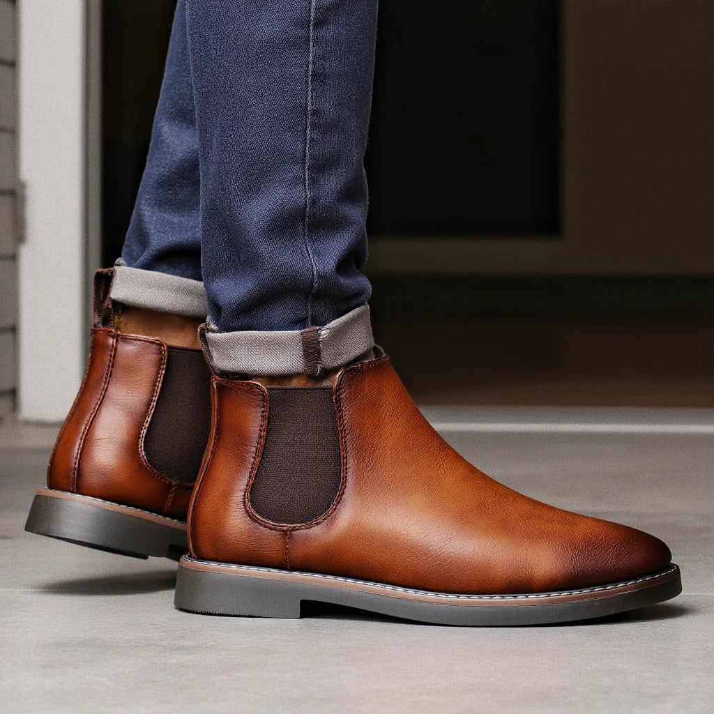 Men Chelsea Boots Brand Retr