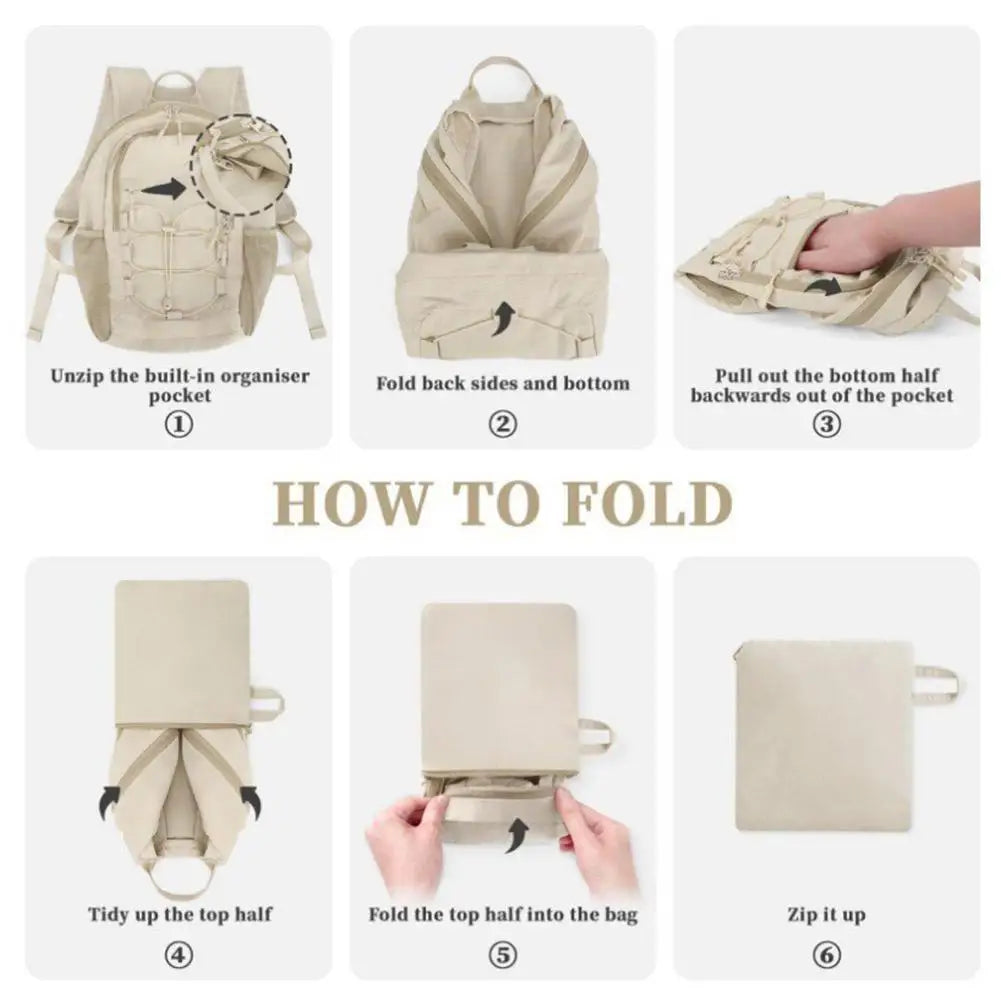 Portable Foldable Backpack Unisex Mountaineering Bag