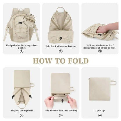 Portable Foldable Backpack Unisex Mountaineering Bag