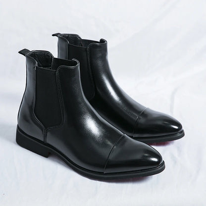 Chelsea Boots for Men Red Sole