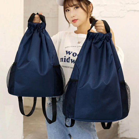 Men/Women Drawstring Pocket Backpack