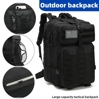 Lightweight Waterproof Tactical Backpack for Camping Hiking