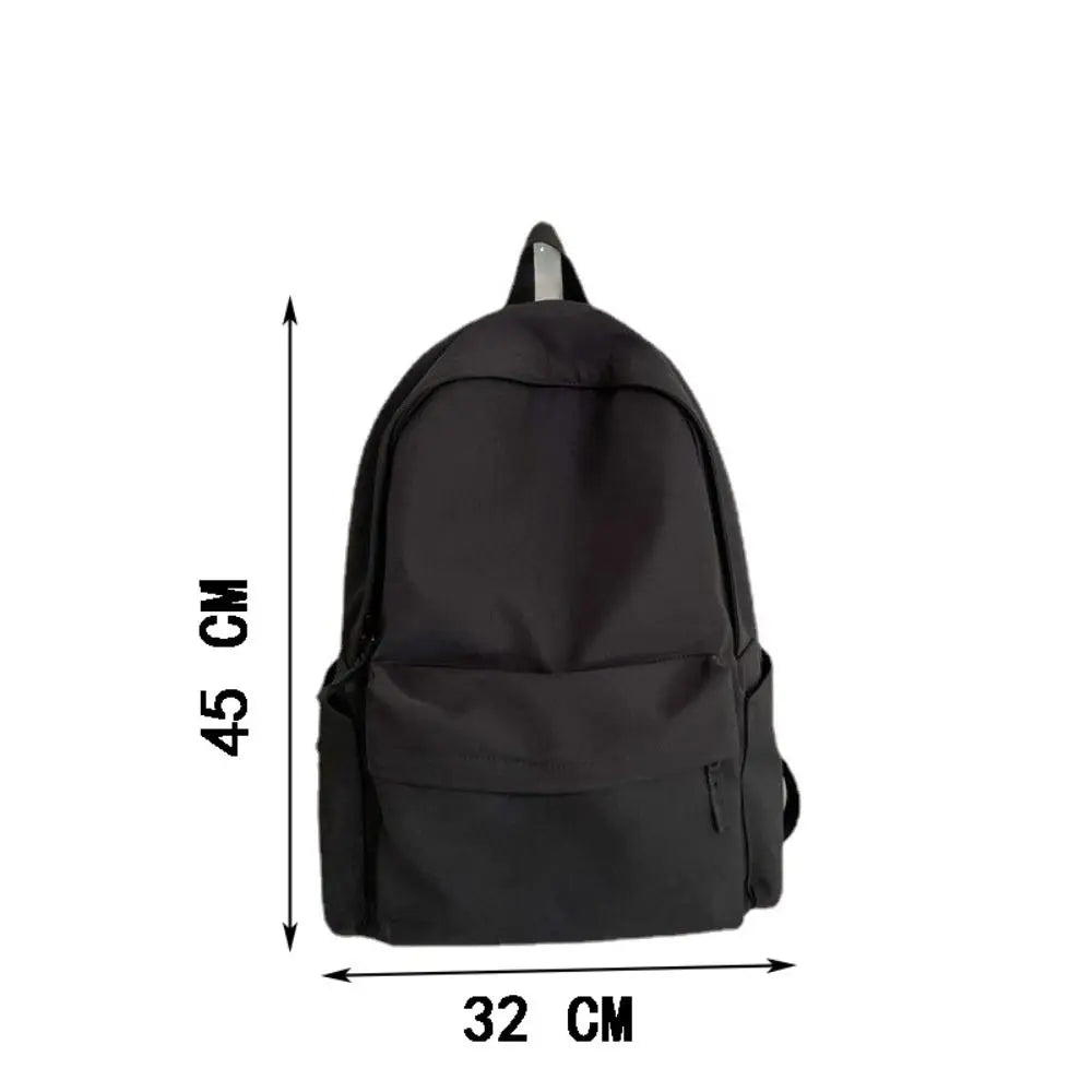 Black Grey White Red Versatile Backpack High Quality Large Capacity Nylon Computer Bag Washable Waterproof Travel Bag Unisex