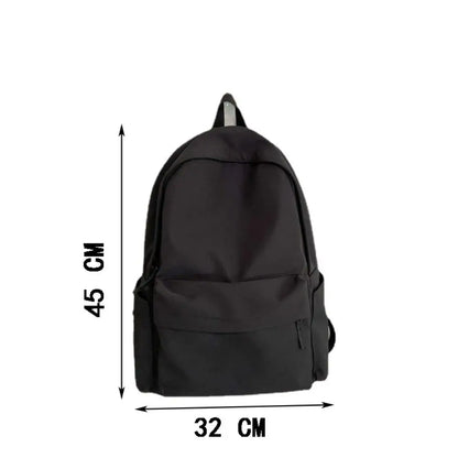 Black Grey White Red Versatile Backpack High Quality Large Capacity Nylon Computer Bag Washable Waterproof Travel Bag Unisex