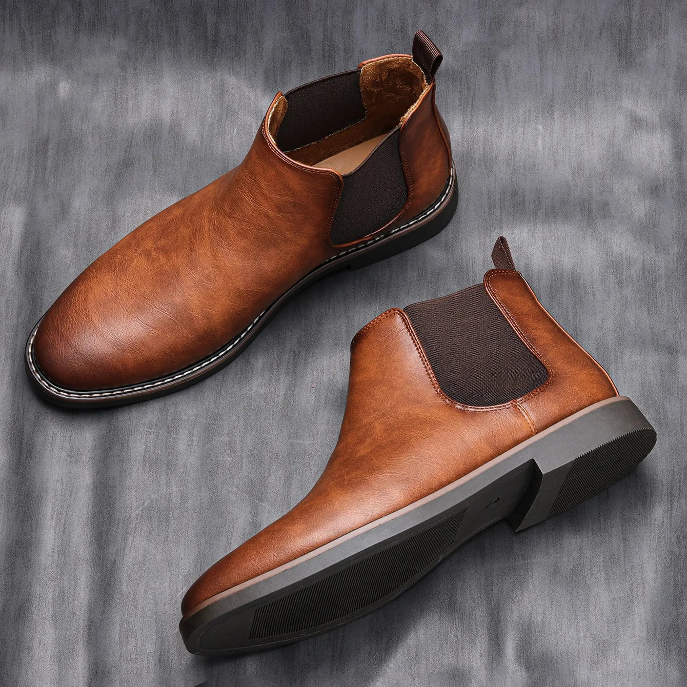 Men Chelsea Boots Brand Retr