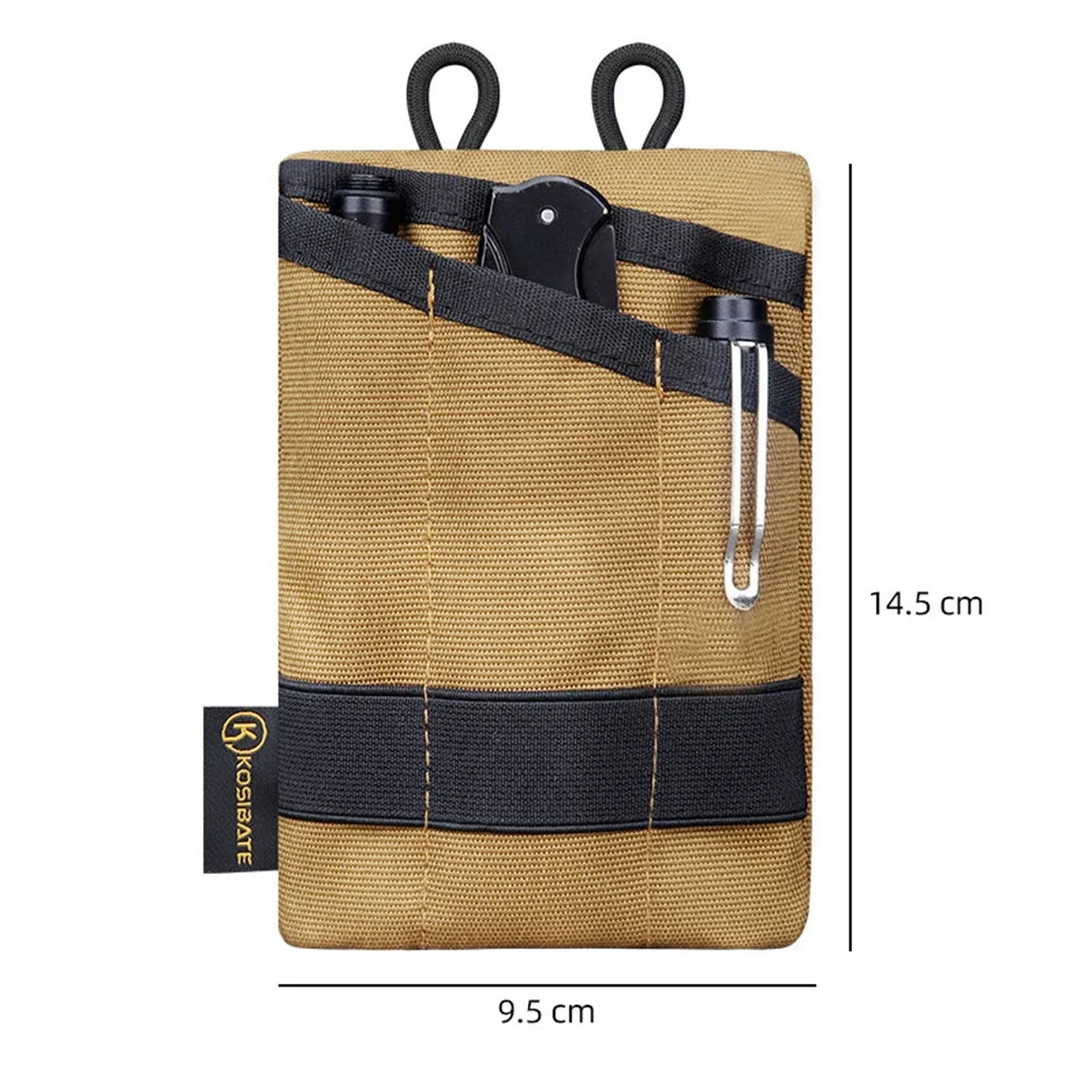 EDC Compact Pocket Organizer Pouch Multifunctional