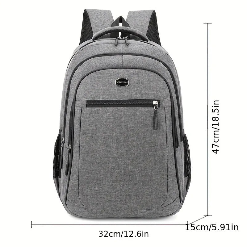 Large Capacity Backpack, Men's And Women's Student Computer BagMulti Pocket