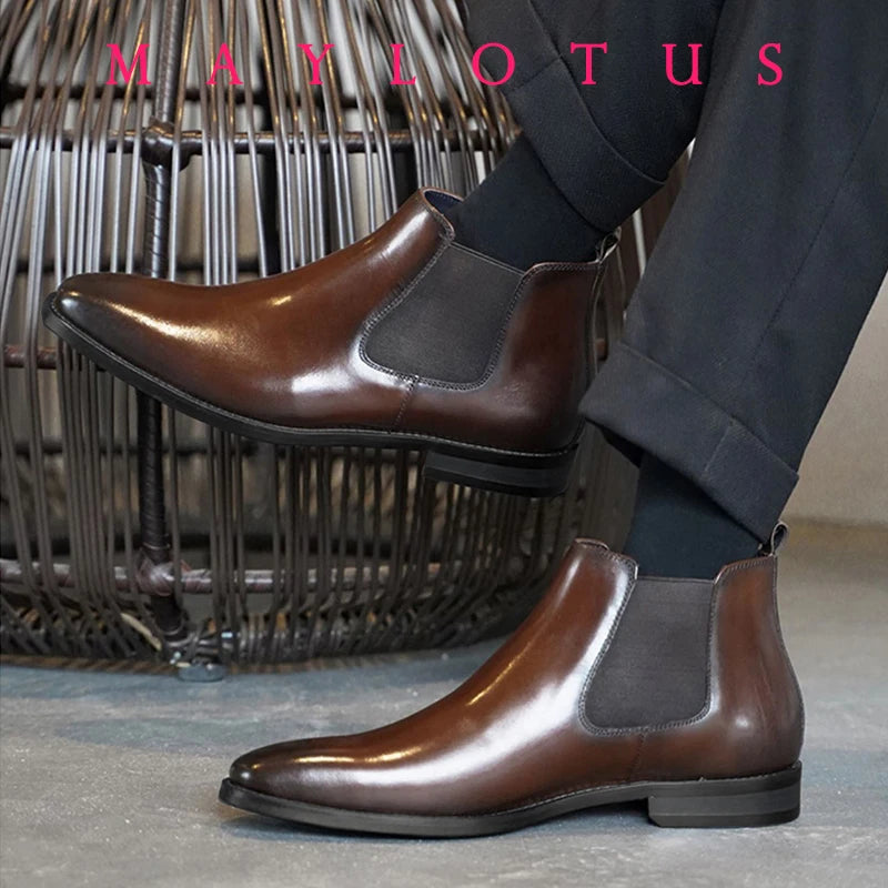 New Chelsea Boots Men Shoes