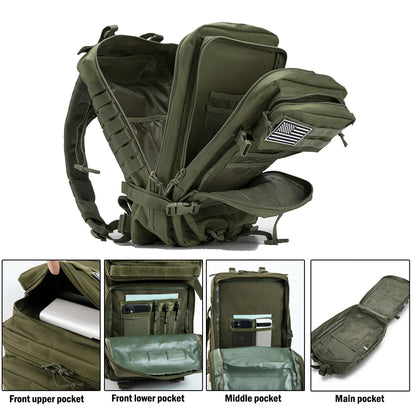 30/50L Tactical Backpacks For Man Hiking Outdoor Survival  Bags 3P Assault Pack EDC Molle Pack For Trekking Hunting Bag