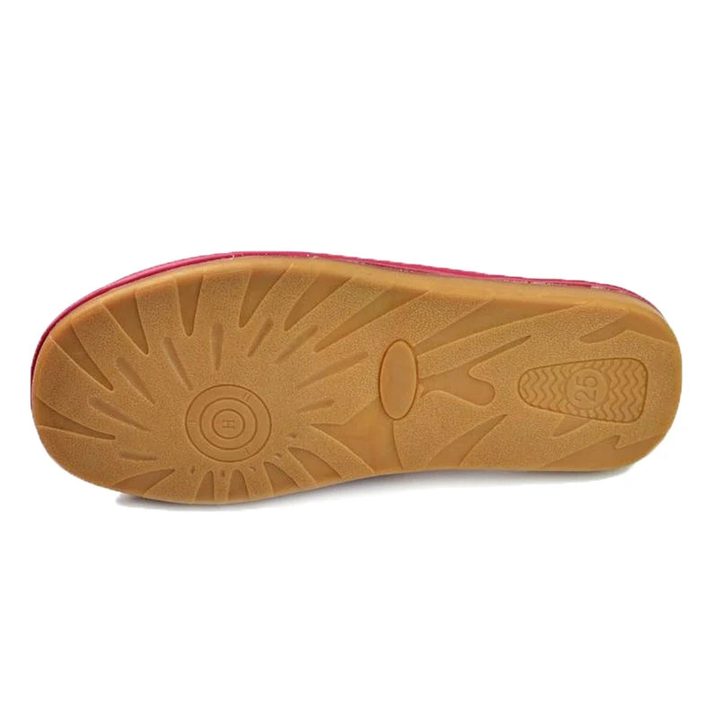 Casual Men Leather Linen Slippers Summer Shoes  Flip Flops