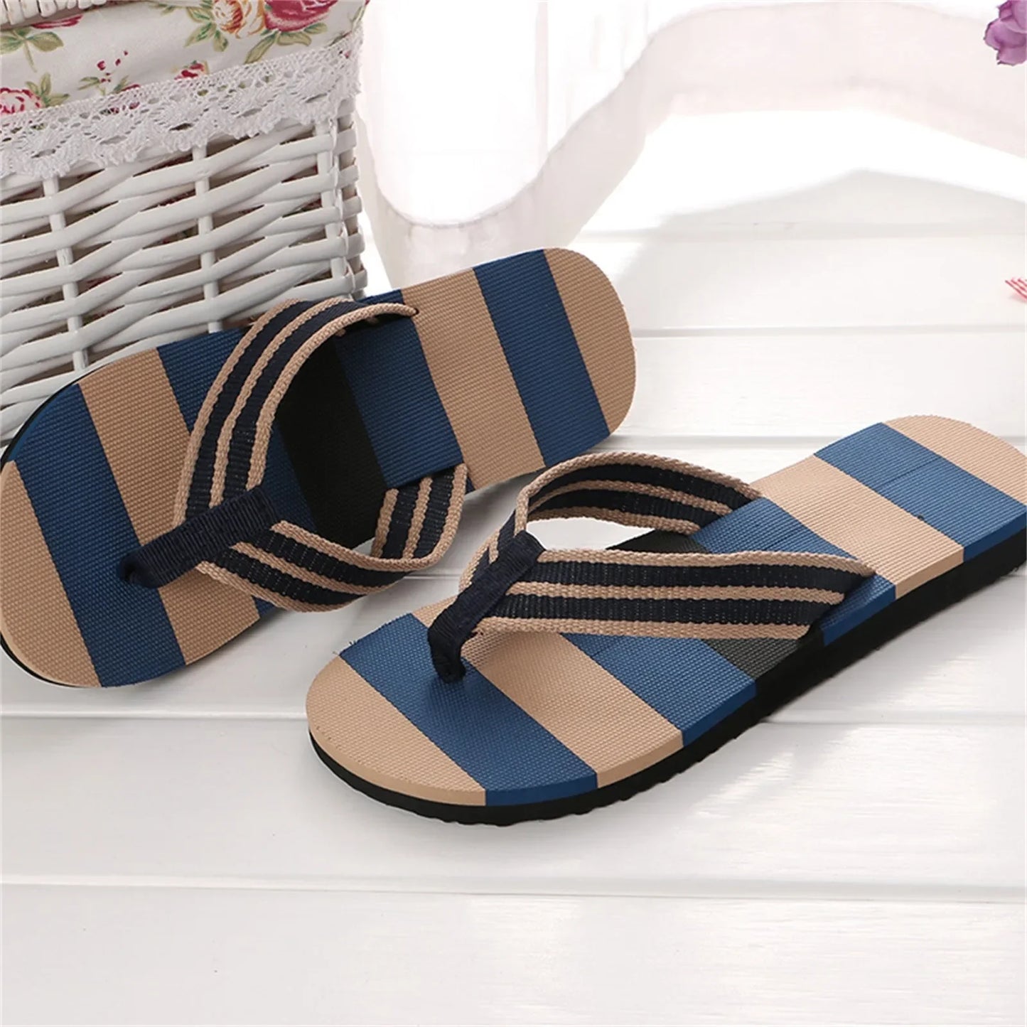 Male Slipper Indoor Or Outdoor Flip Flops
