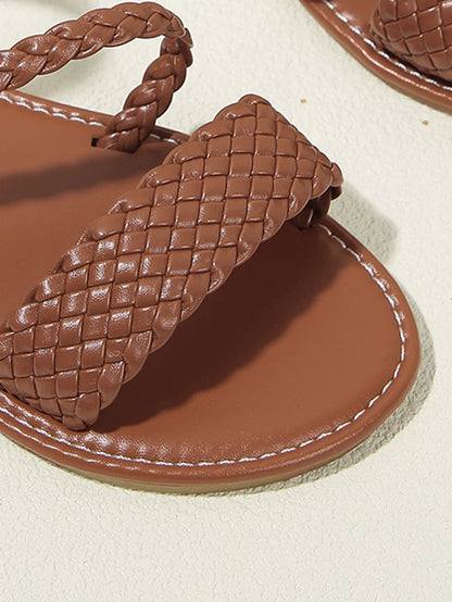 Women's Casual Flat Sandals Braided Design