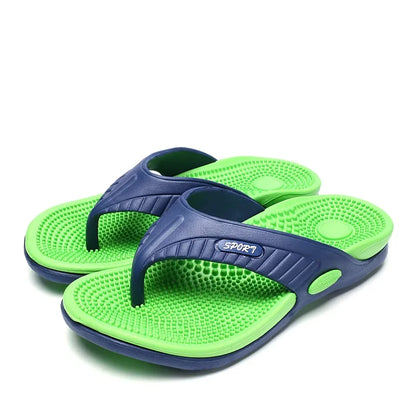 Men's Flip Flops Massage Granule Slippers
