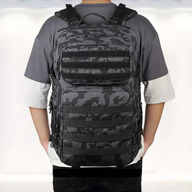 Men's EDC Outdoor Hiking Survival Backpack Camouflage Large Capacity
