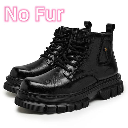 Lace-Up High Chelsea Men's Boots  Suede