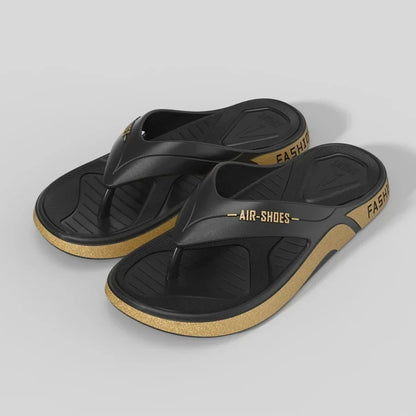 Men's Flip-flops  Outdoor Casual  Slippers PVC Soft-soled Non-slip Flip Fop Couple Home Bathroom sandal