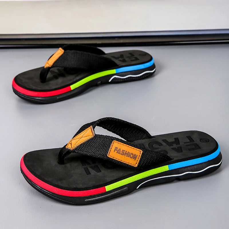 High Quality Green Men Flip-Flop Non-slip Slippers