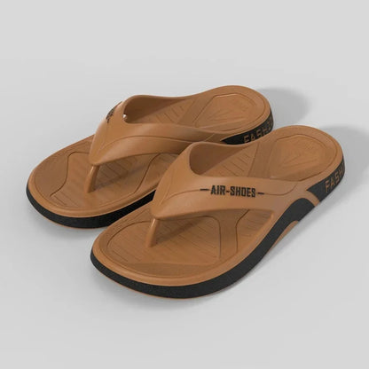 Men's Flip-flops  Outdoor Casual  Slippers PVC Soft-soled Non-slip Flip Fop Couple Home Bathroom sandal