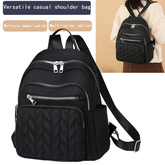 Neutral Square Bag Backpack Nylon Travel Men's and Women's Backpacks