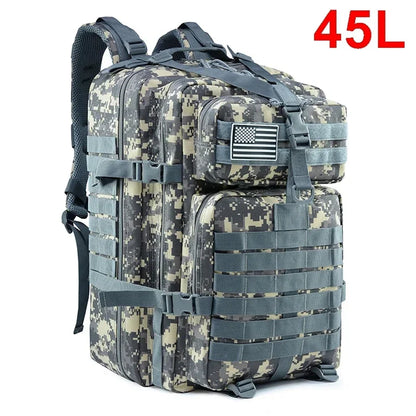 30/50L Tactical Backpacks For Man Hiking Outdoor Survival  Bags 3P Assault Pack EDC Molle Pack For Trekking Hunting Bag