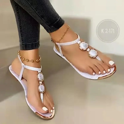 Women Flat Sandals Flip Flops Luxury Designer