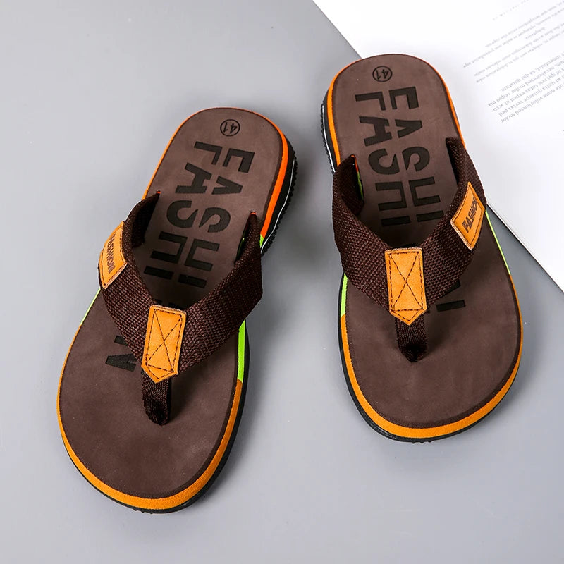 High Quality Green Men Flip-Flop Non-slip Slippers