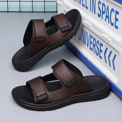 Men´s Retro Comfortable Casual Sandals leather Flip Flops