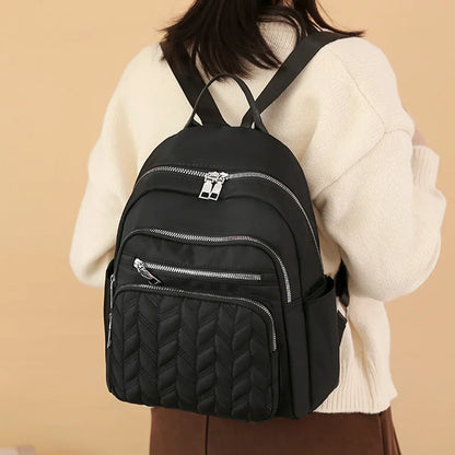 Neutral Square Bag Backpack Nylon Travel Men's and Women's Backpacks