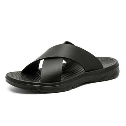 Men´s Leather Slippers with Soft Sole