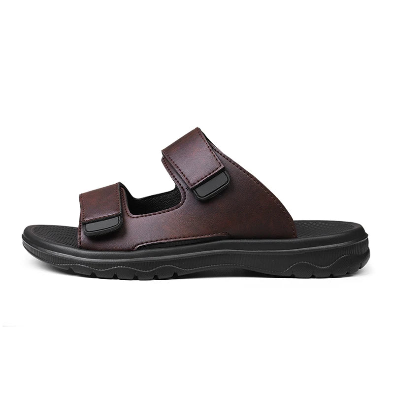 Men´s Retro Comfortable Casual Sandals leather Flip Flops