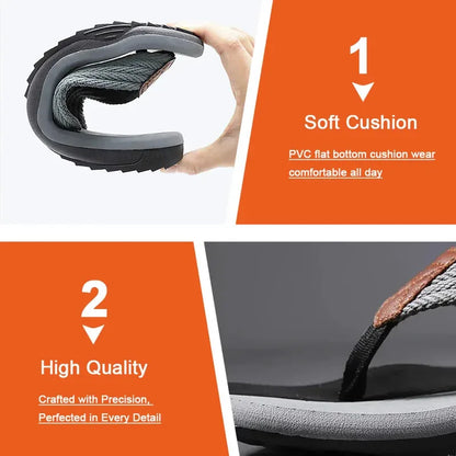 Men Flip Flops  EVA Slip-On  Comfortable Designer House Slippers High Quality Non Slip