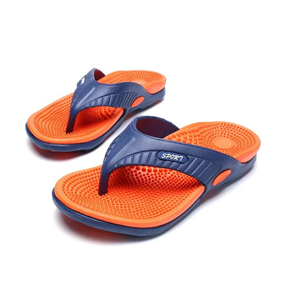 Men's Flip Flops Massage Granule Slippers