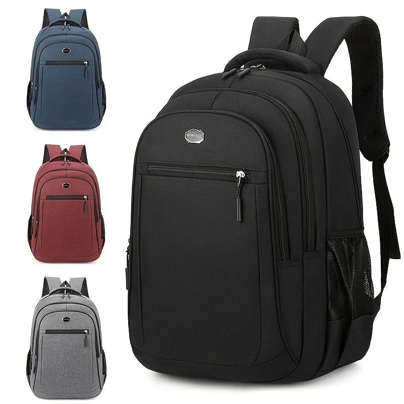 Large Capacity Backpack, Men's And Women's Student Computer BagMulti Pocket