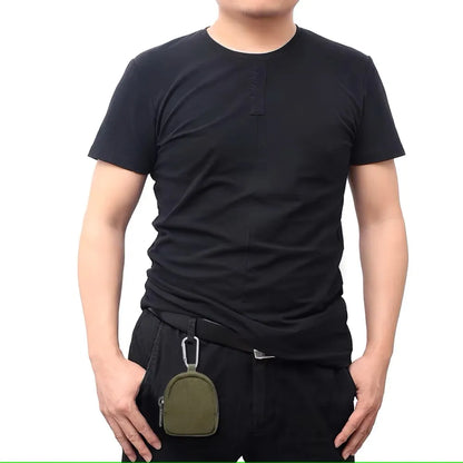 Men Purses Pouch Bag Zipper Pocket Outdoor Key Bag