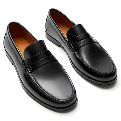 Vintage Top Layer Genuine Leather Slip on Loafers