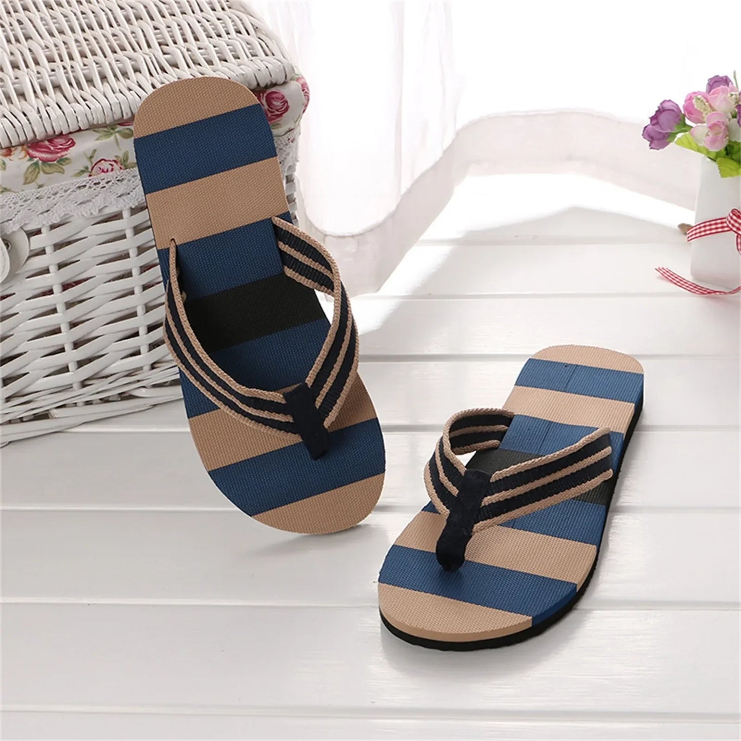Male Slipper Indoor Or Outdoor Flip Flops