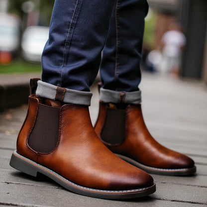 Men Chelsea Boots Brand Retr