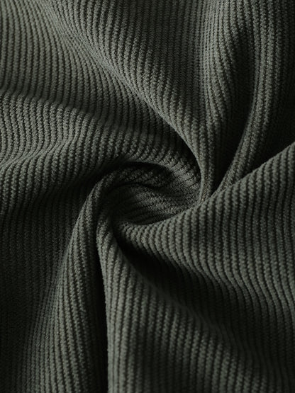 Men's Casual Striped Long Sleeve Shirt & Pants Set