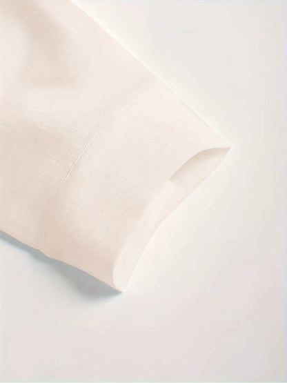 Men's Casual Double-Breasted Long Sleeve Shirt & Pants Set